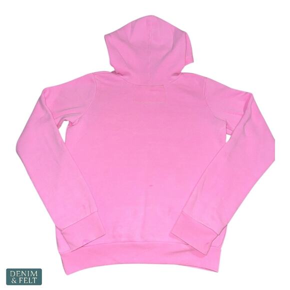 Aviator Nation Kid’s Smiley 2 Pullover Hoodie Neon Pink Size 14 Unisex - Picture 4 of 11